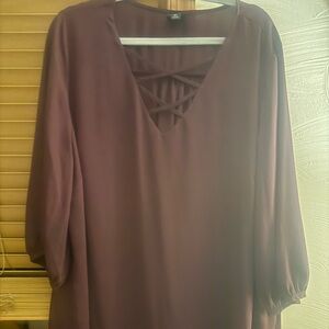 Plus size dress blouse